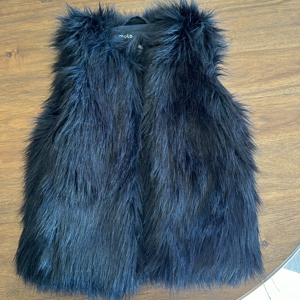 MOLO faux fur girls jacket